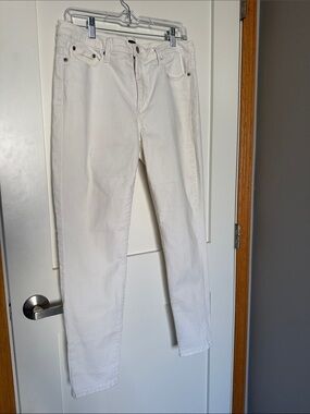 Banana Republic Women's Sculpt Skinny Jeans in White